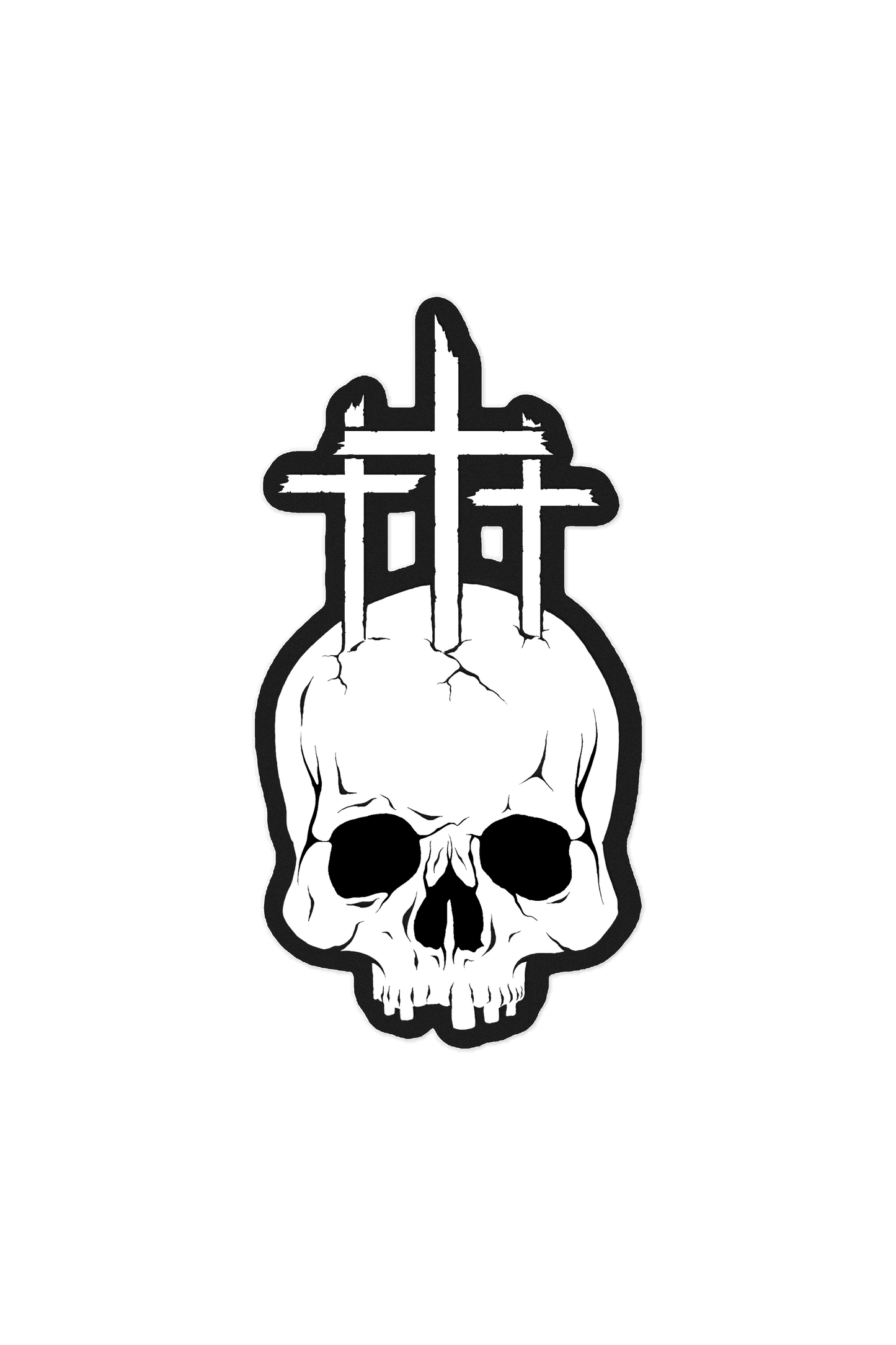 Golgotha Sticker - Sanctified
