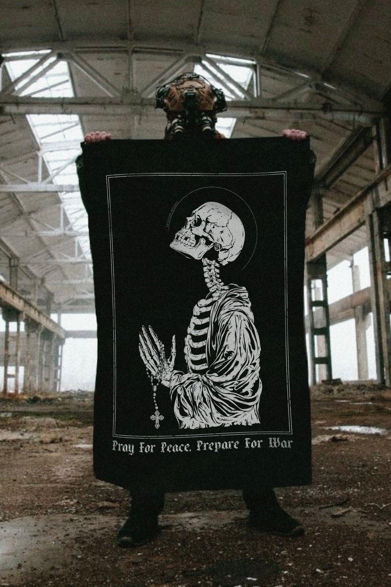 The Peaceful Warrior Flag