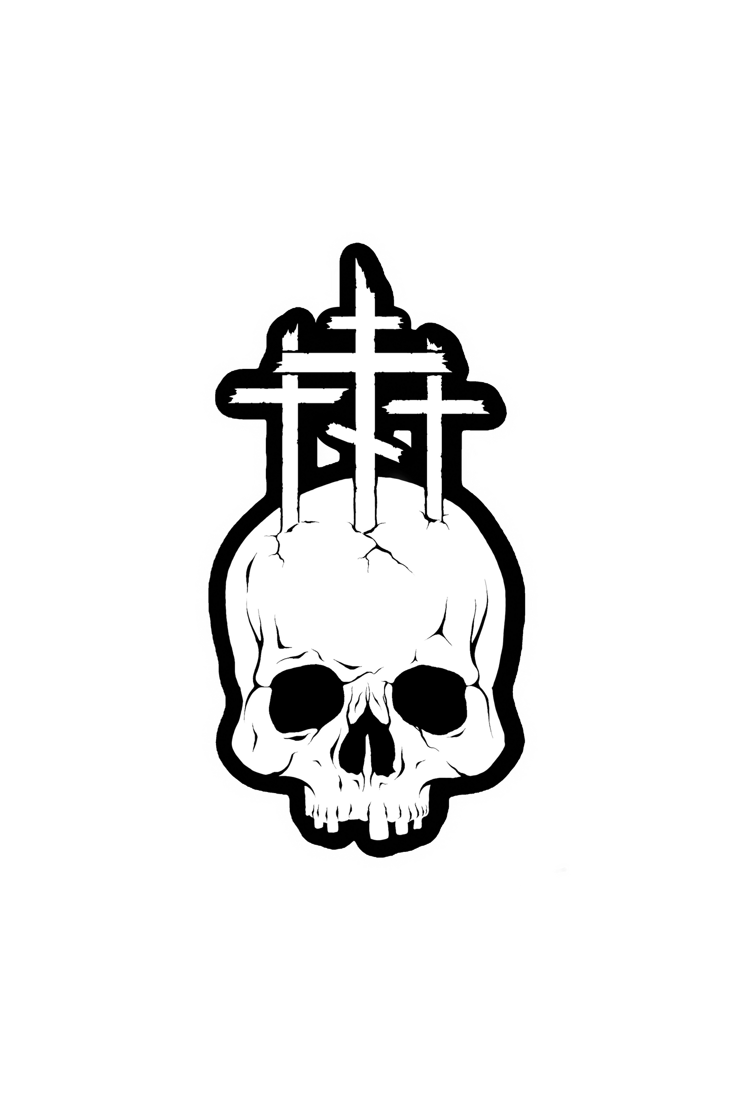 Orthobro Golgotha Sticker - Sanctified