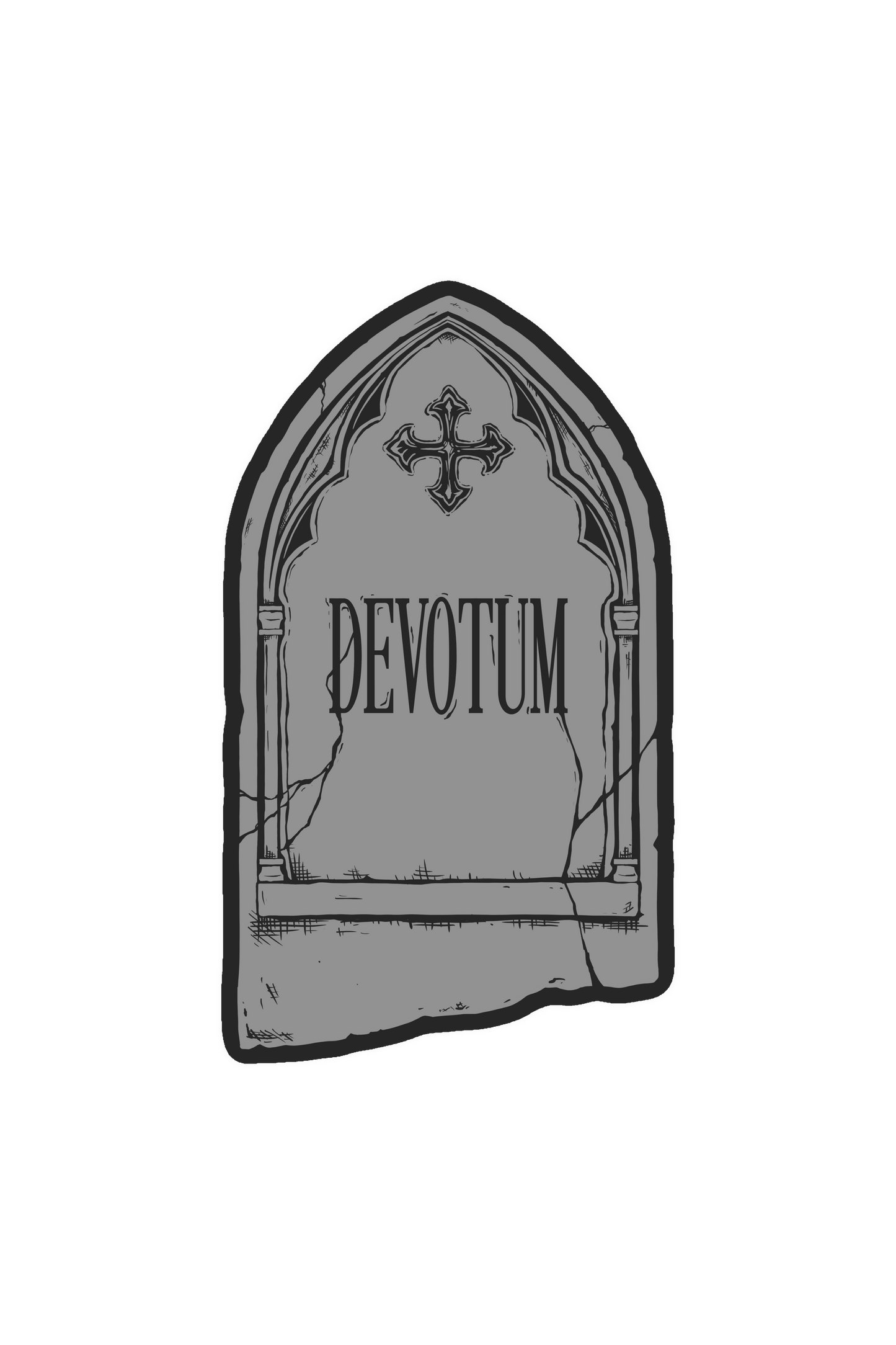 Tombstone Sticker