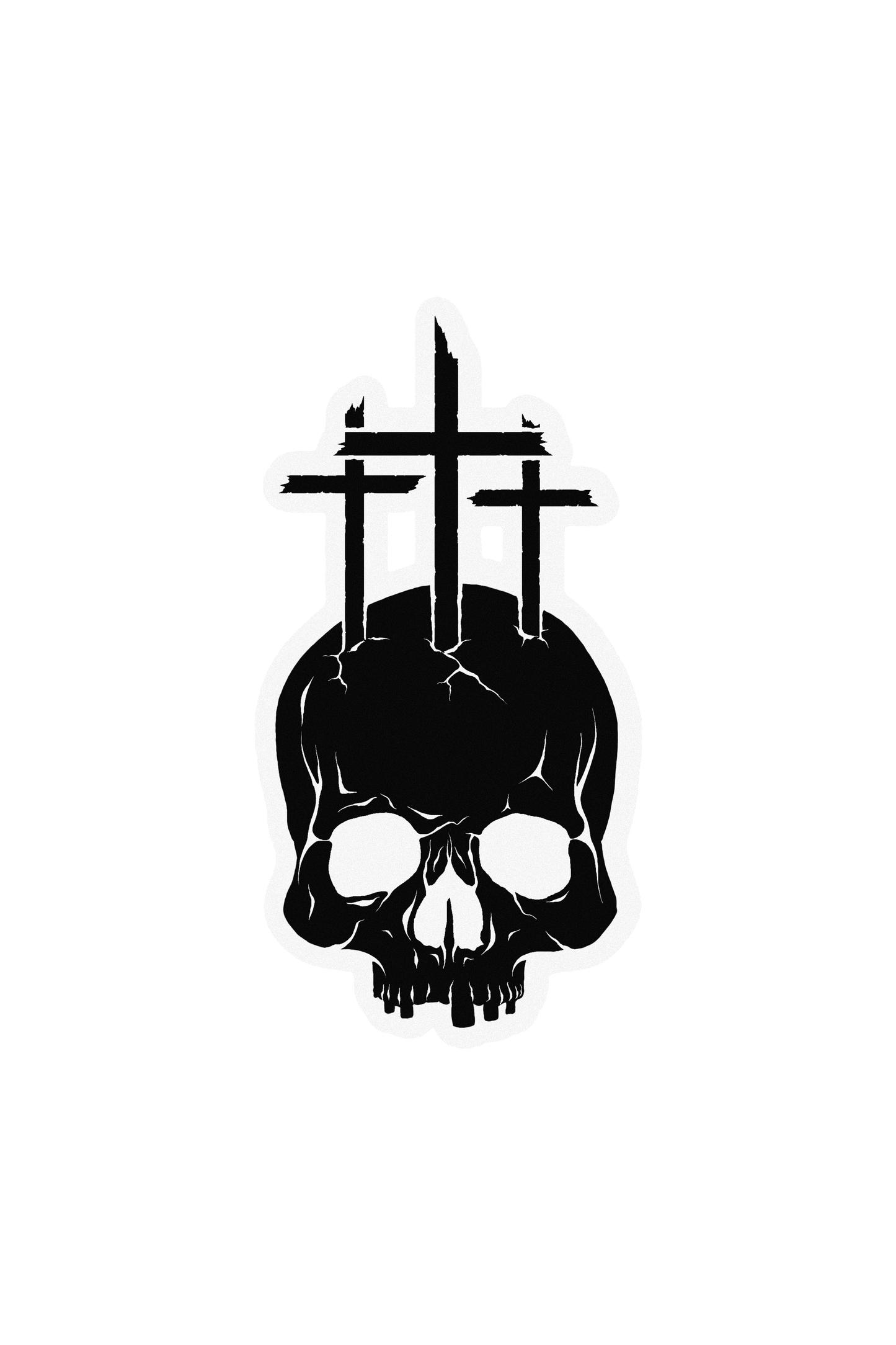 Golgotha Sticker - Shrouded