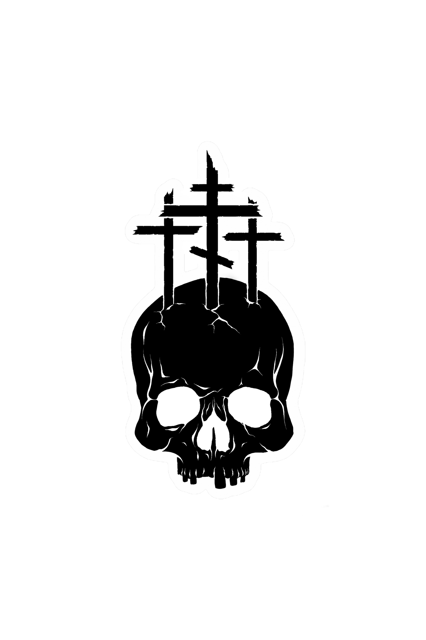 Orthodox Golgotha Sticker