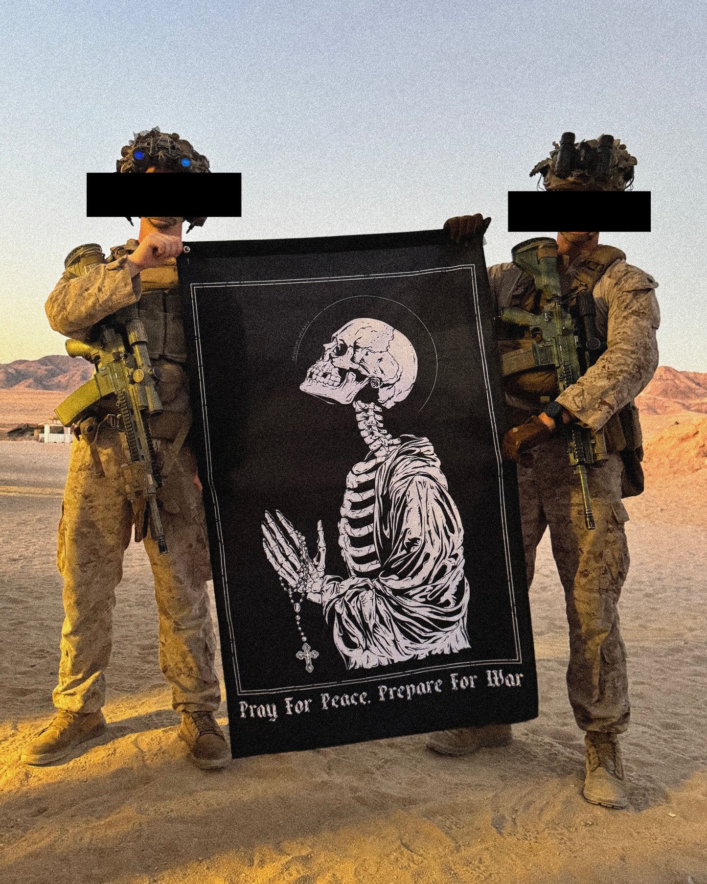 The Peaceful Warrior Flag
