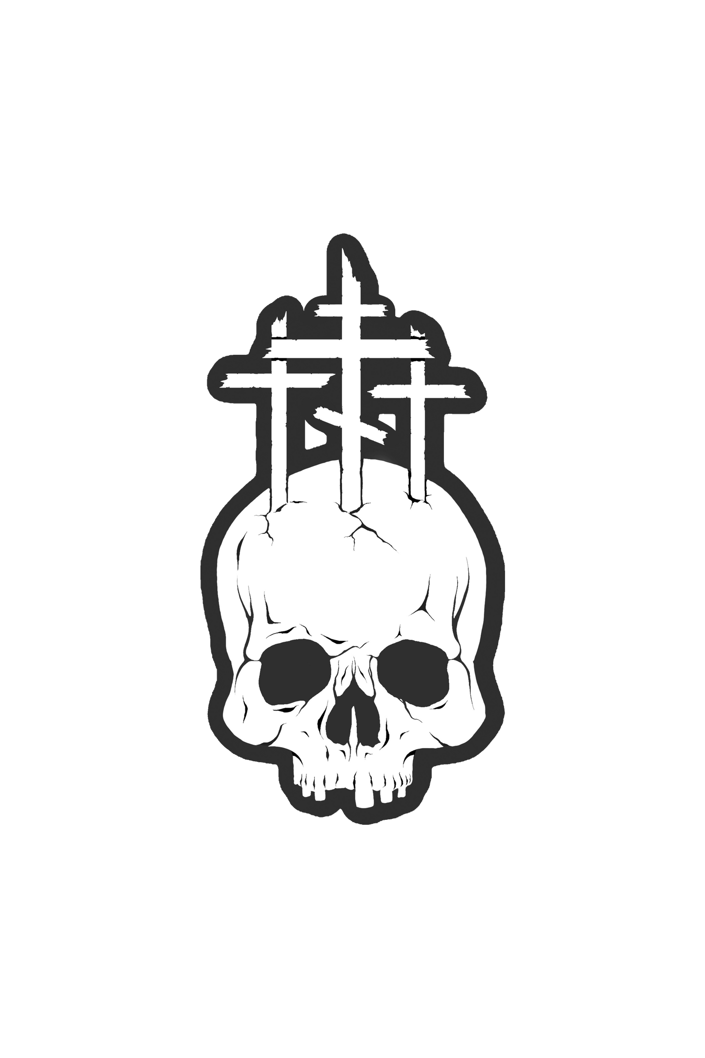 Orthodox Golgotha Sticker