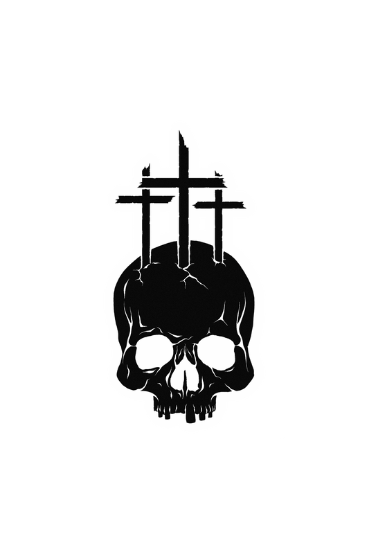 The Golgotha Sticker - Shrouded