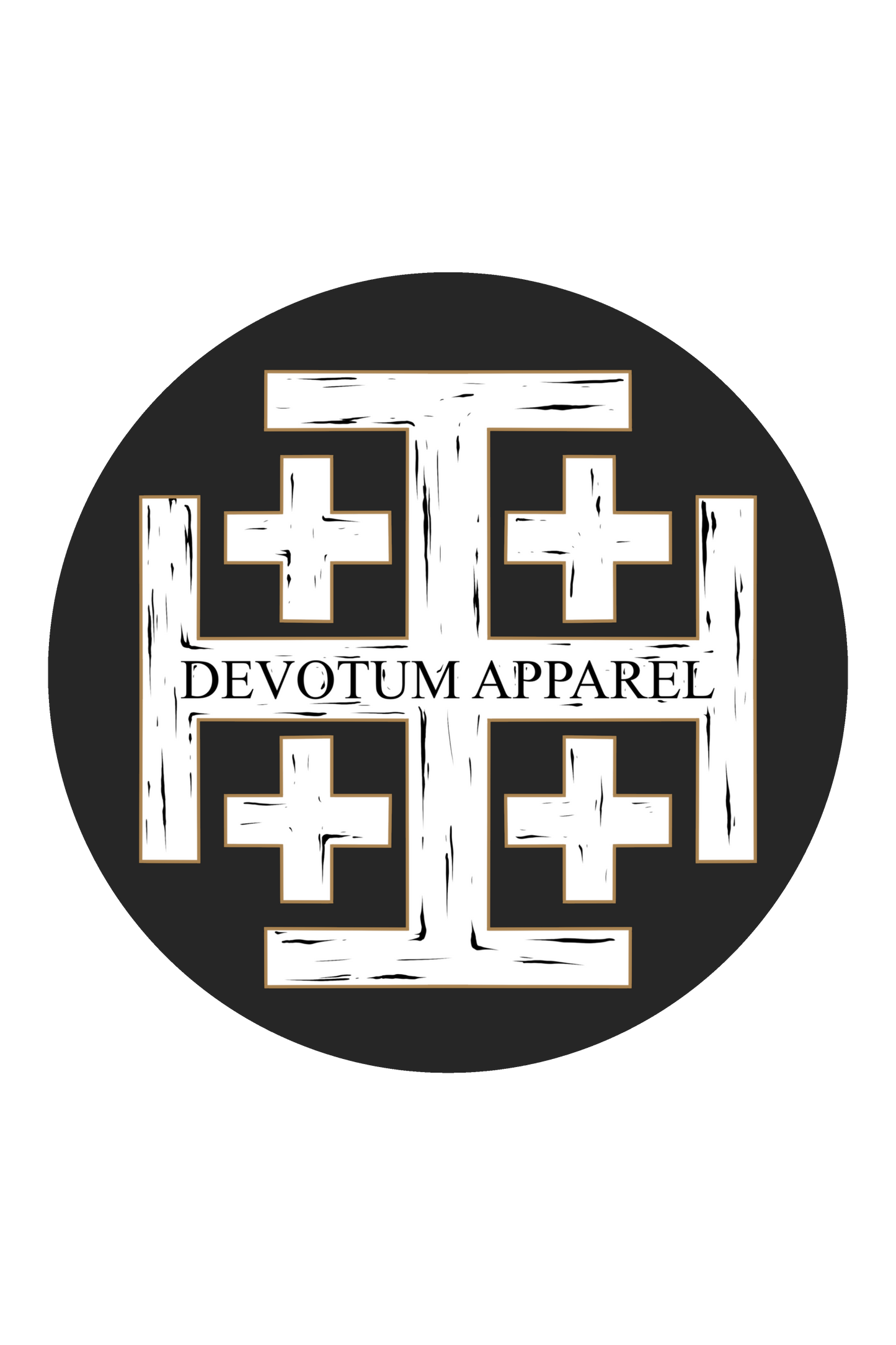 Jerusalem Cross Sticker